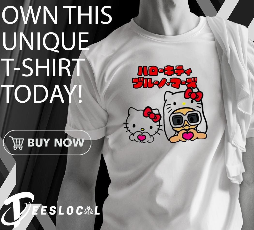 Bruno Mars X Hello Kitty shirt, hoodie, sweater, long sleeve and