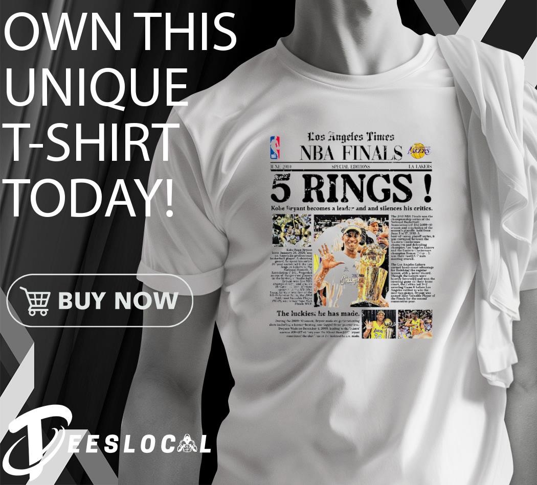kobe 5 rings shirt