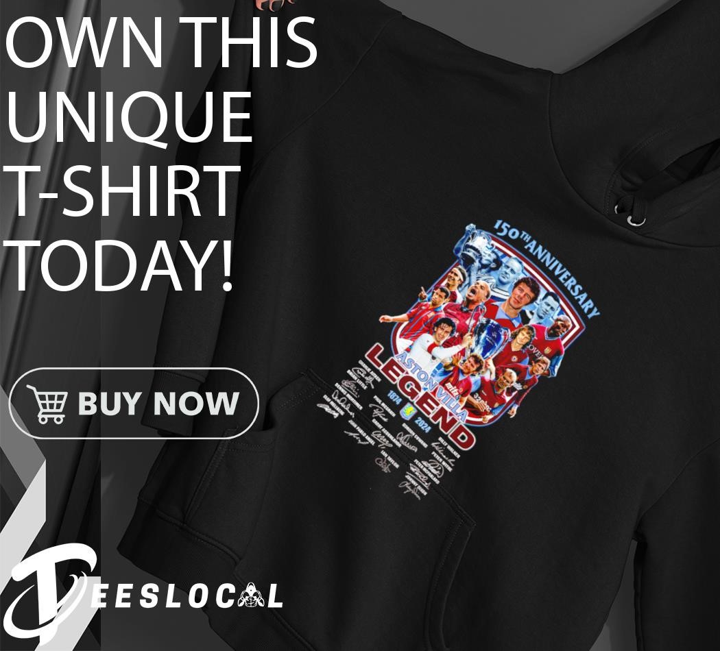 Aston Villa 150th Anniversary Legend 1874-2024 Signature shirt