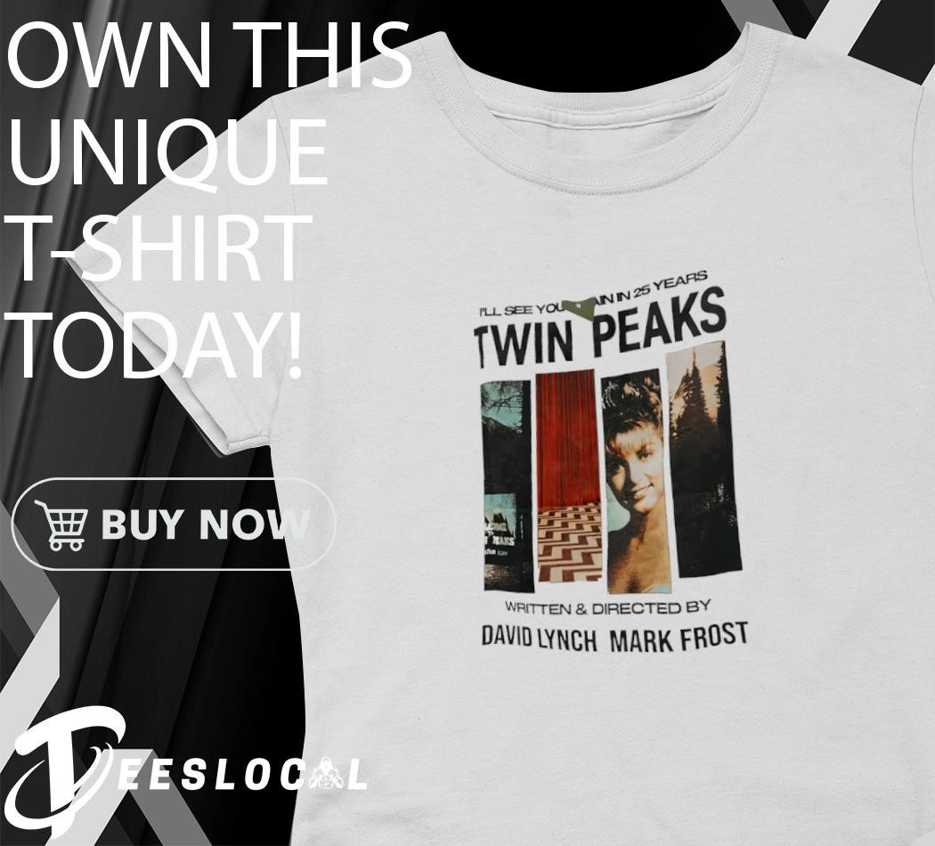David Lynch オフィシャルTシャツ twin peaks Rip David Lynch FIlm Director Twin Peaks Unisex T-Shirt