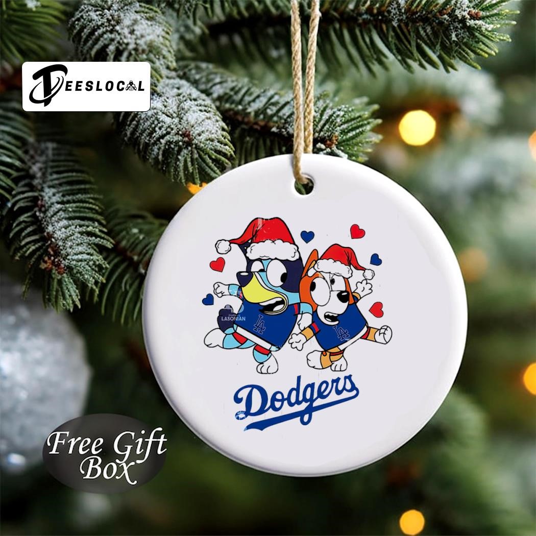 Los Angeles Dodgers Bluey Christmas 2024 shirt, hoodie, sweater