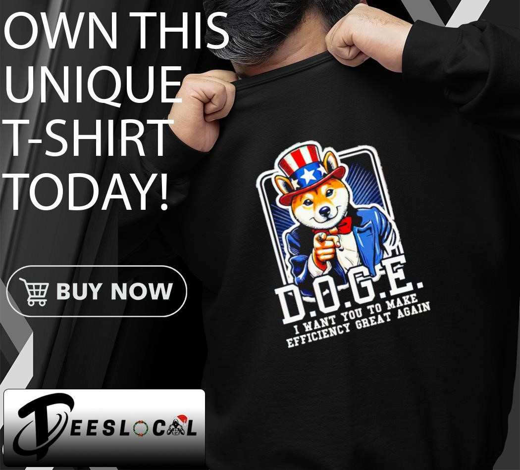 Doge Uncle Sam department of government efficiency shirt, hoodie, sweater,  long sleeve and tank top