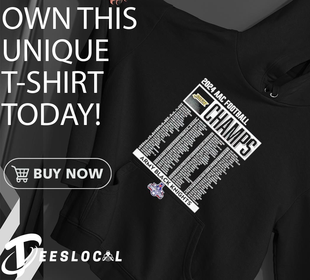 Army Black Knights Football Champions 2024 Go Army AAC shirt - Main Image