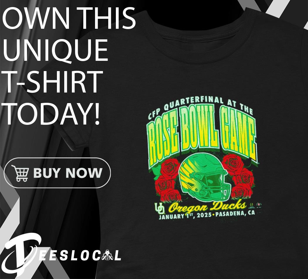 College Football Playoff 2025 Oregon Ducks Rose Bowl Game shirt