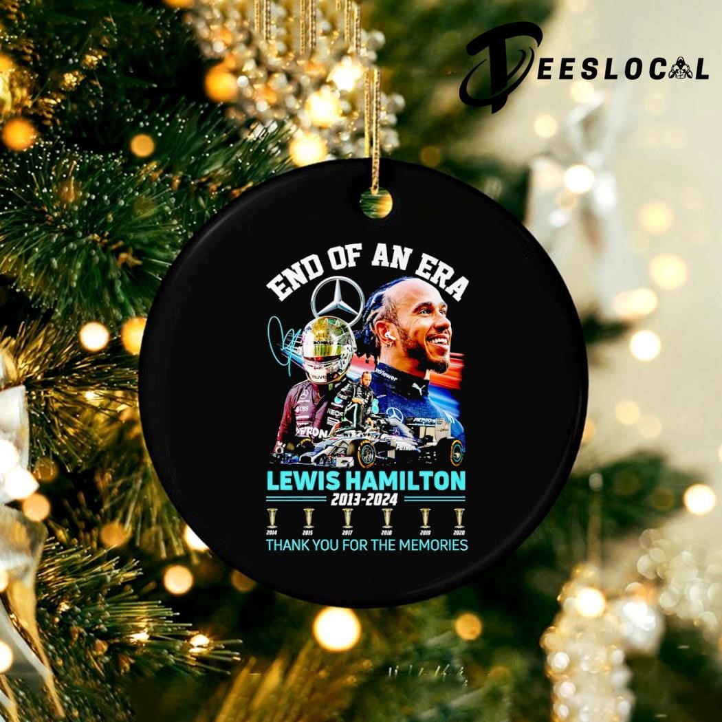 Lewis Hamilton End Of An Era 2013-2024 Signature Thank You For The