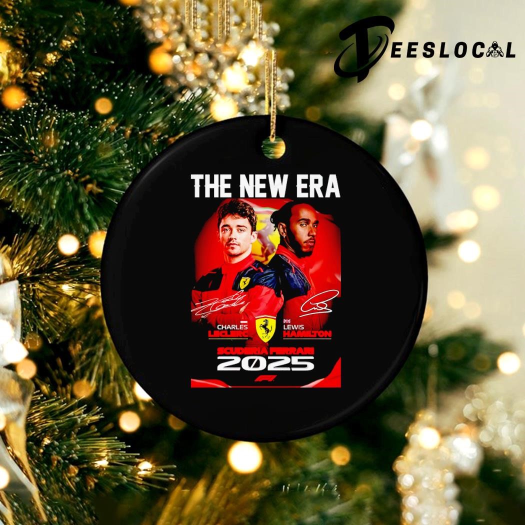 The New Era Charles Leclerc x Lewis Hamilton 2025 Signatures shirt