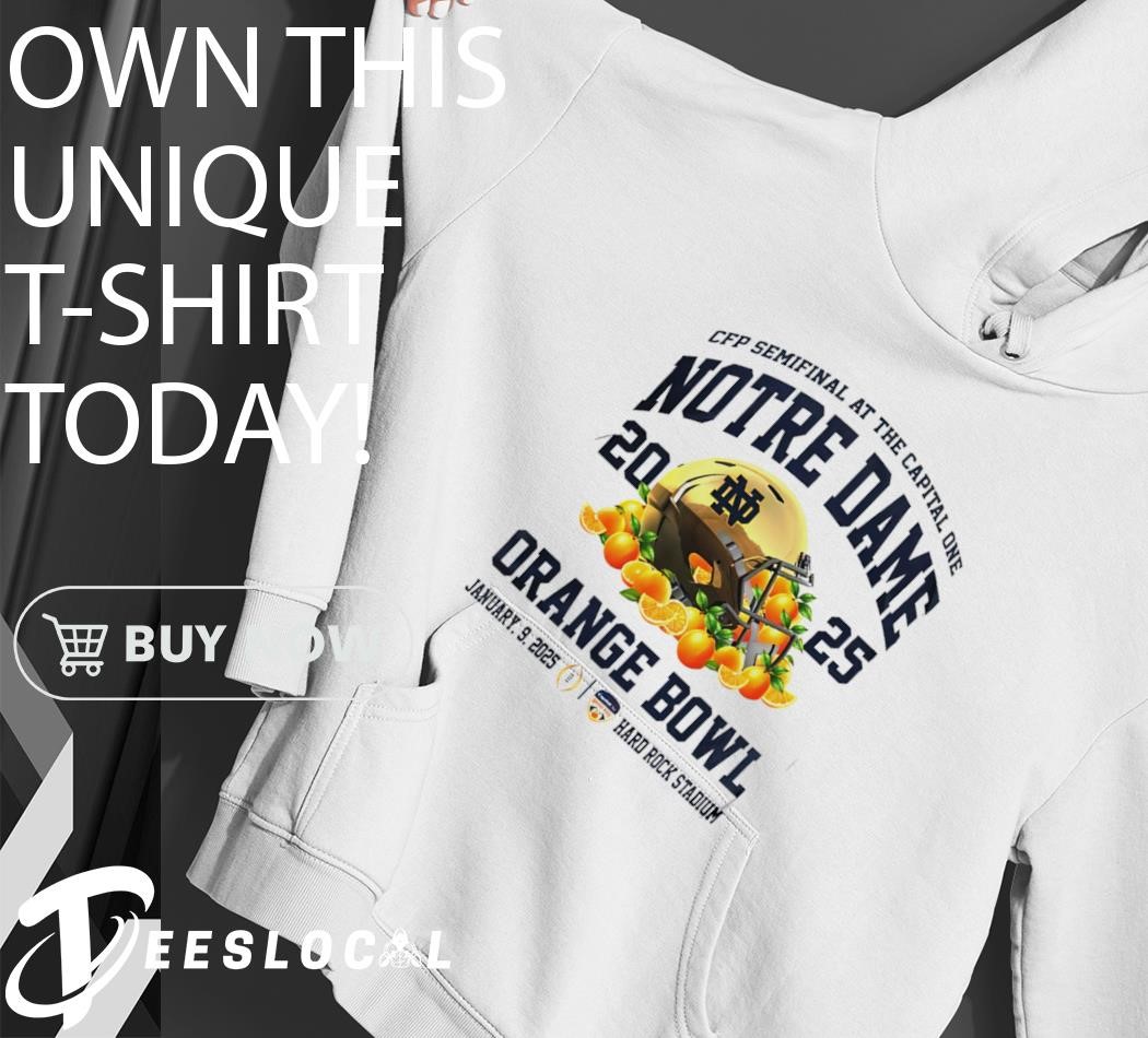 Notre Dame Fighting Irish Orange Bowl 2025 Hard Rock shirt, hoodie