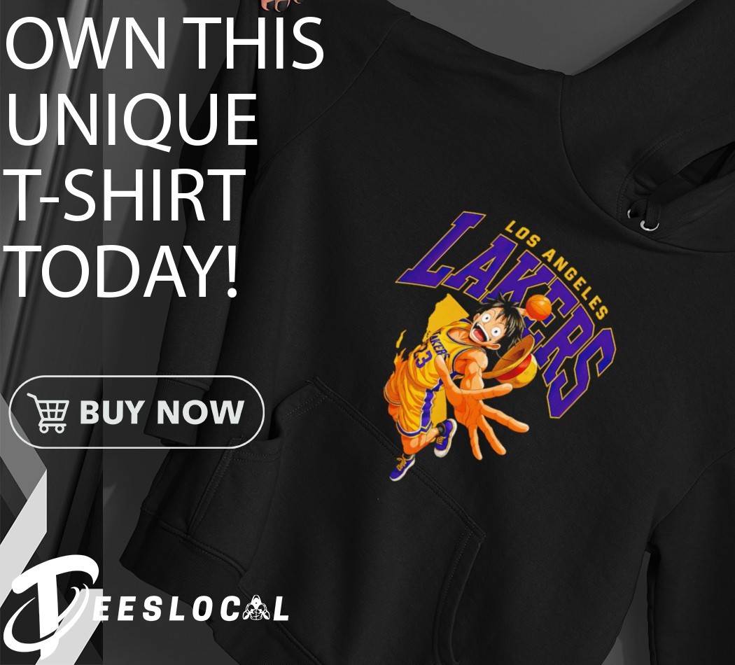 Luffy x Los Angeles Lakers One Piece characters NBA Playoffs 2025