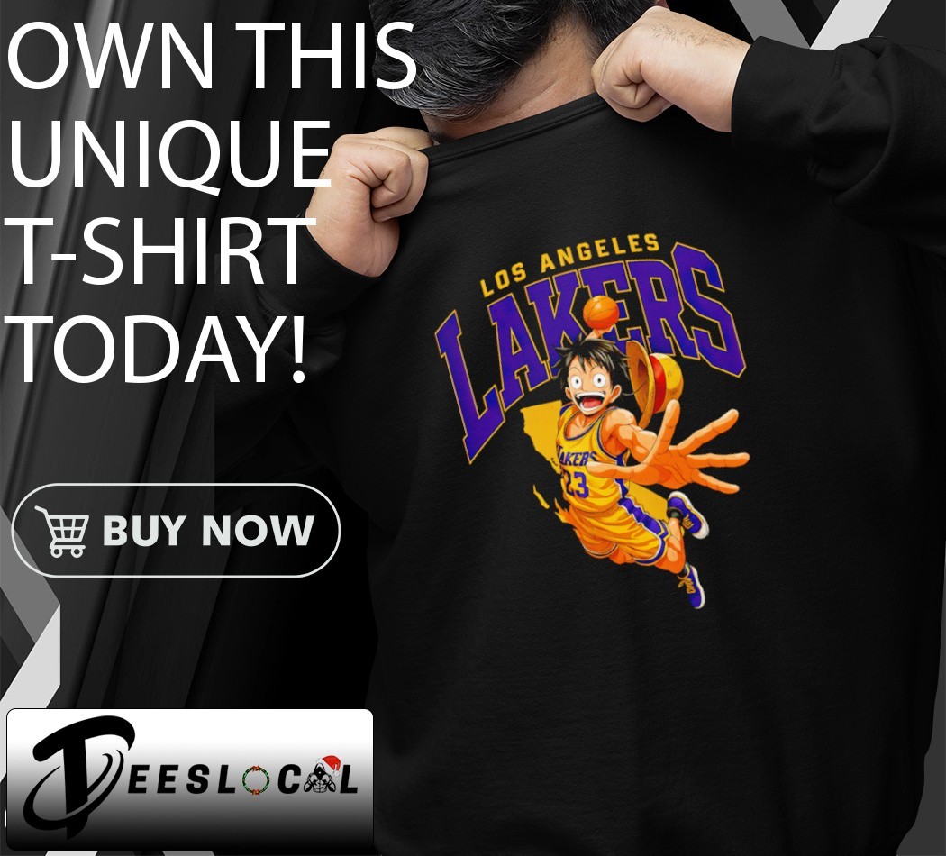 Luffy x Los Angeles Lakers One Piece characters NBA Playoffs 2025