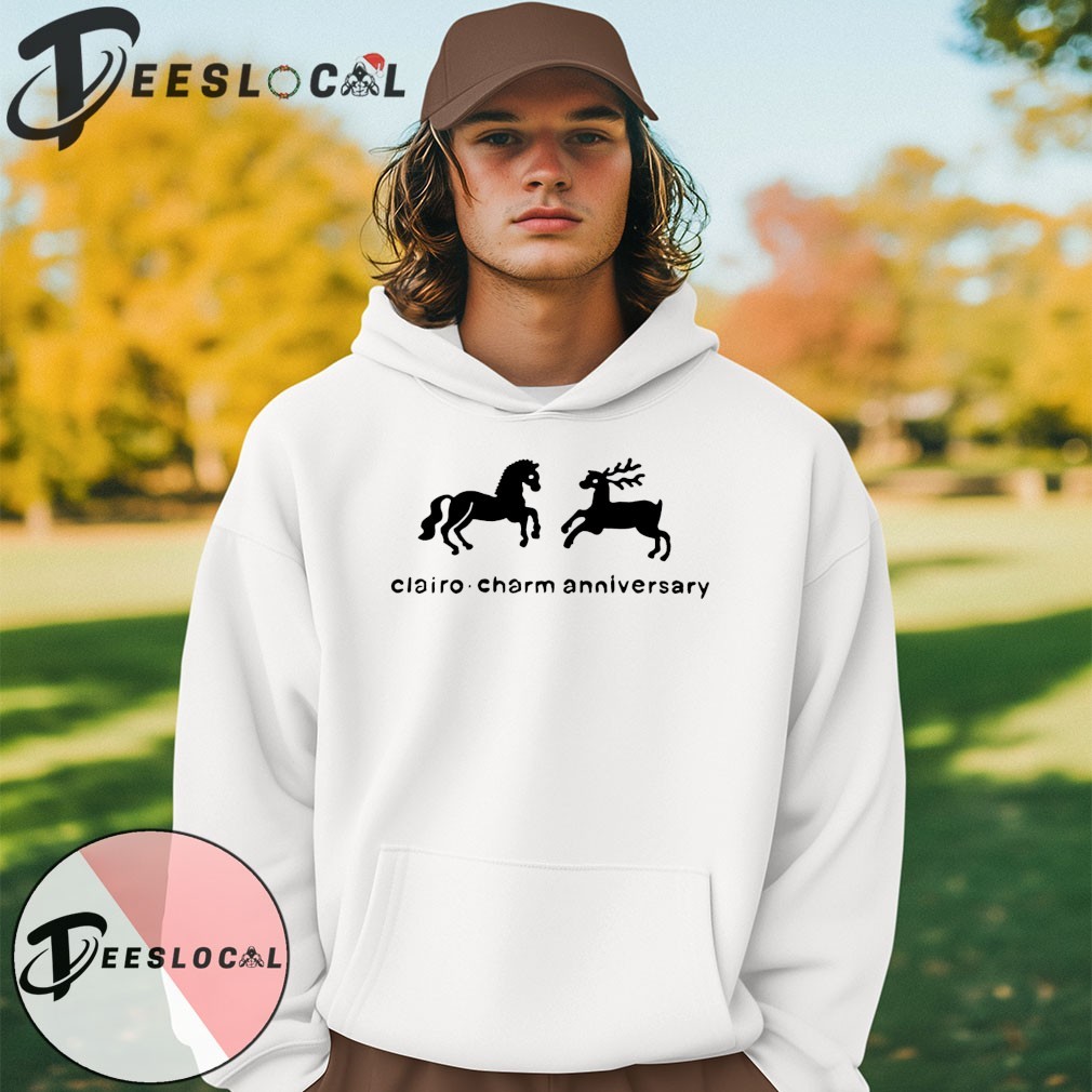 トップス Clairo Charm Anniversary Hoodie (Grey) Clairo Charm Anniversary Wildlife shirt, hoodie, sweater, long