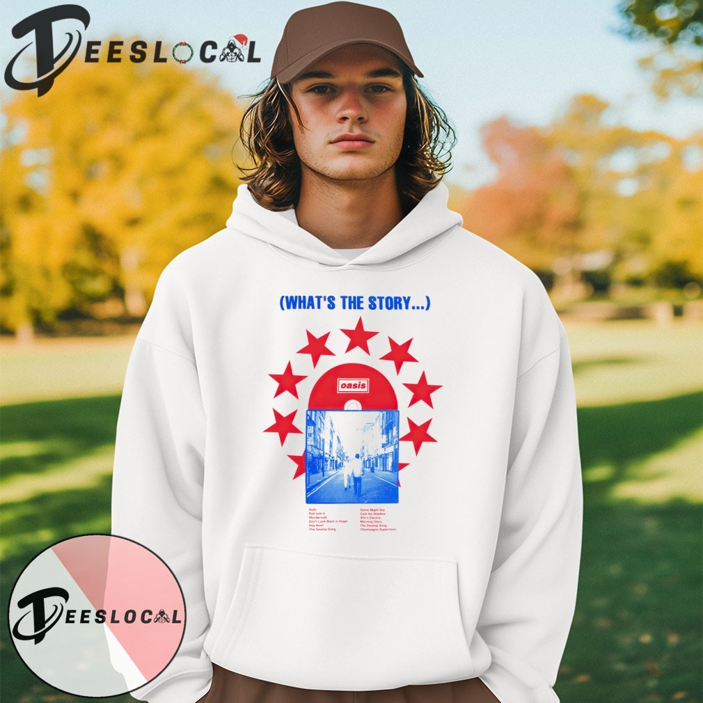 Oasis live'25 rock n roll what's the story vintage shirt, hoodie