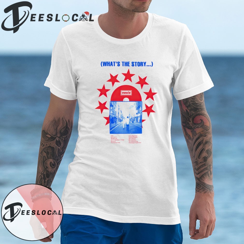 Oasis live'25 rock n roll what's the story vintage shirt, hoodie