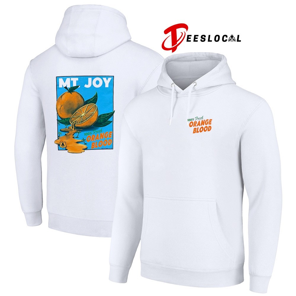 100 percent fresh orange blood MT Joy shirt