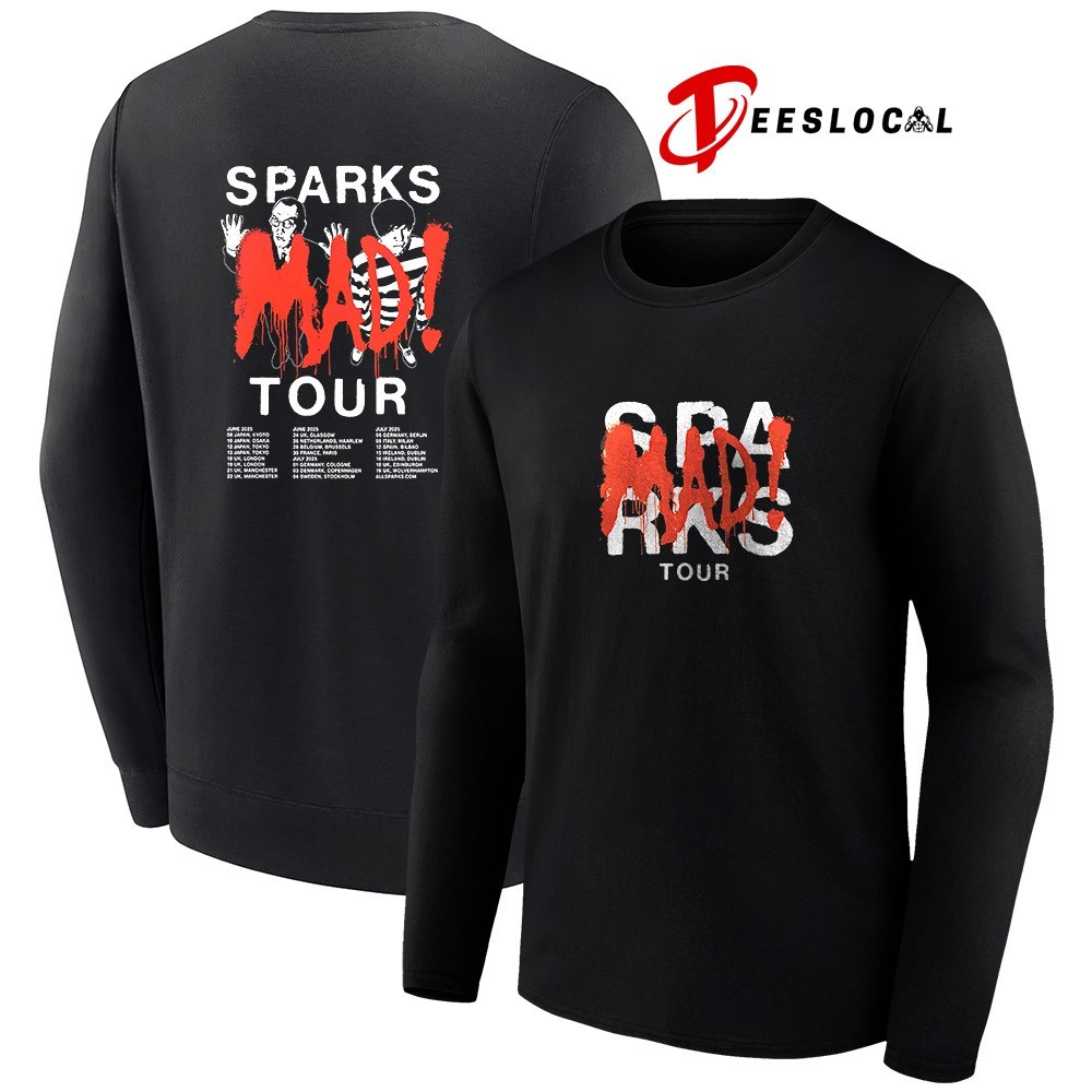 SPARKS MAD! TOUR2025　公式Tシャツ Sparks Mad Tour 2025 T-shirt - Ricardo Seco Shop