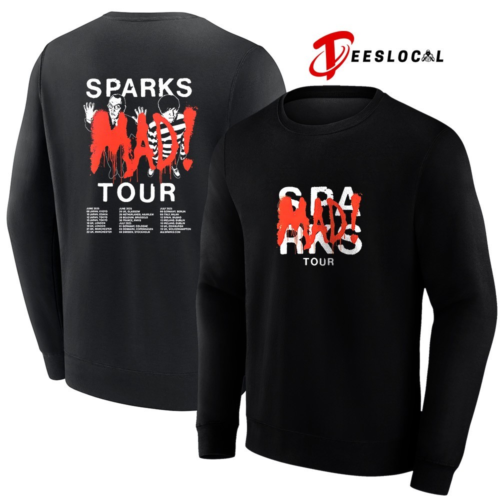 2025 Sparks Mad tour roster shirt, hoodie, sweater, long