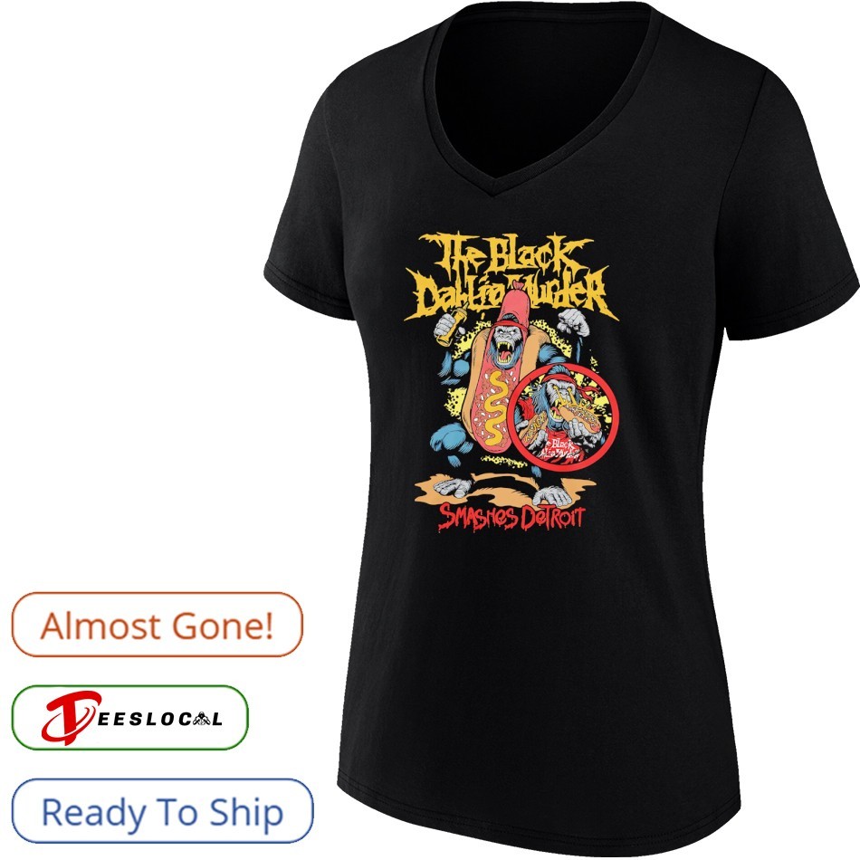 Bigfoot hotdog the black dahlia murder smashes Detroit shirt