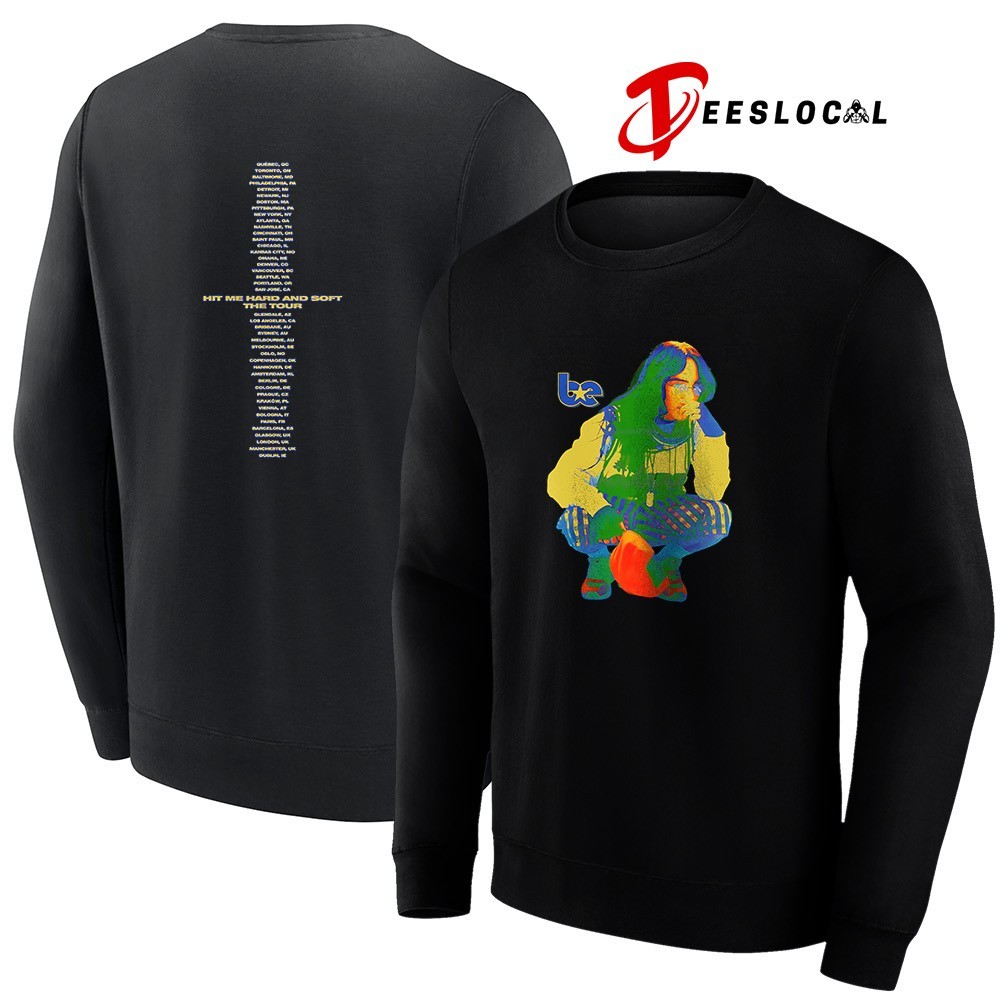 Billie Eilish Hit me hard and soft the tour shirt, hoodie