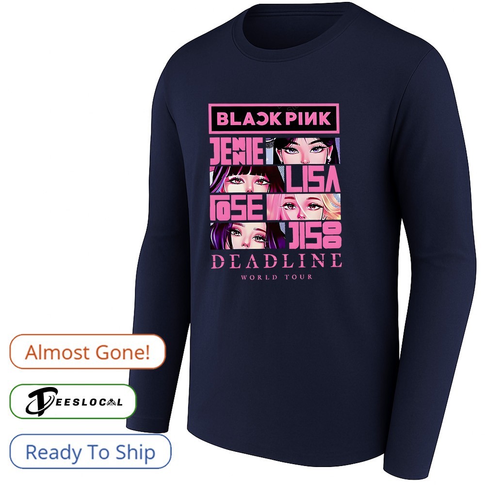 Blackpink Born Pink Deadline World Tour Anime Eyes Shirt, hoodie