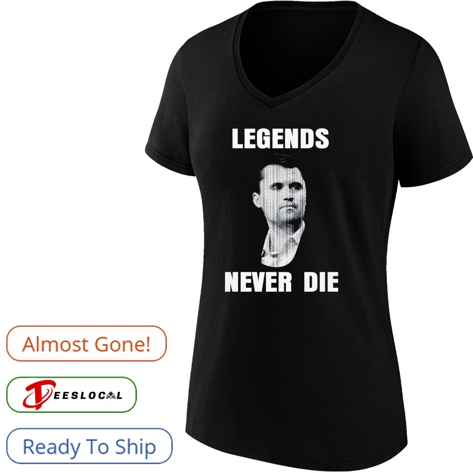Charlie Kirk Legends Never Die 1993-2025 Poster Shirt
