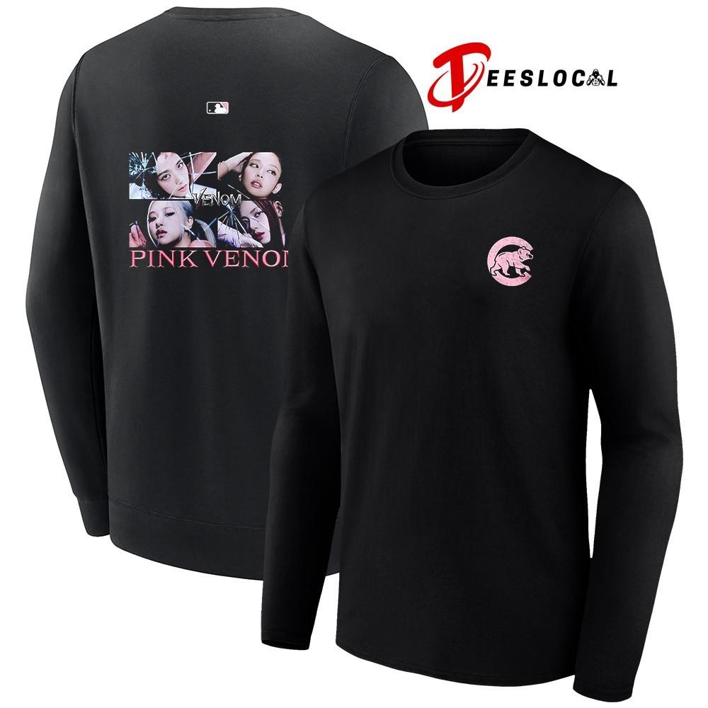 Chicago Cubs x Blackpink Pink Venom world tour shirt, hoodie