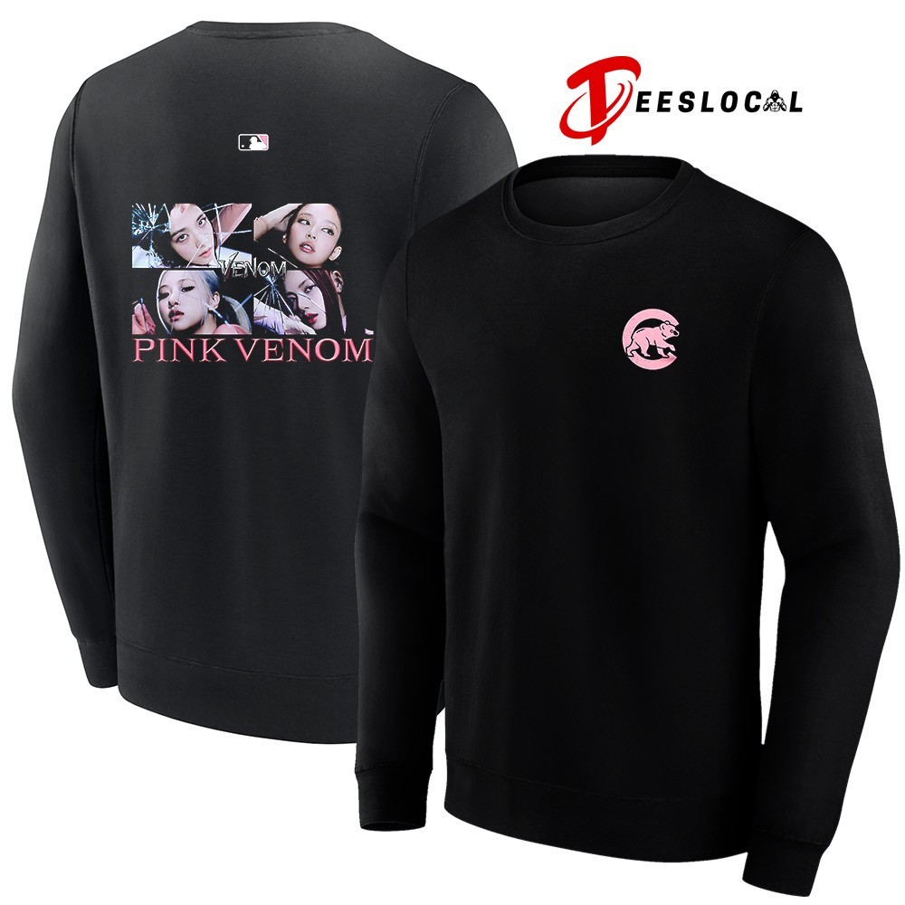Chicago Cubs x Blackpink Pink Venom world tour shirt, hoodie