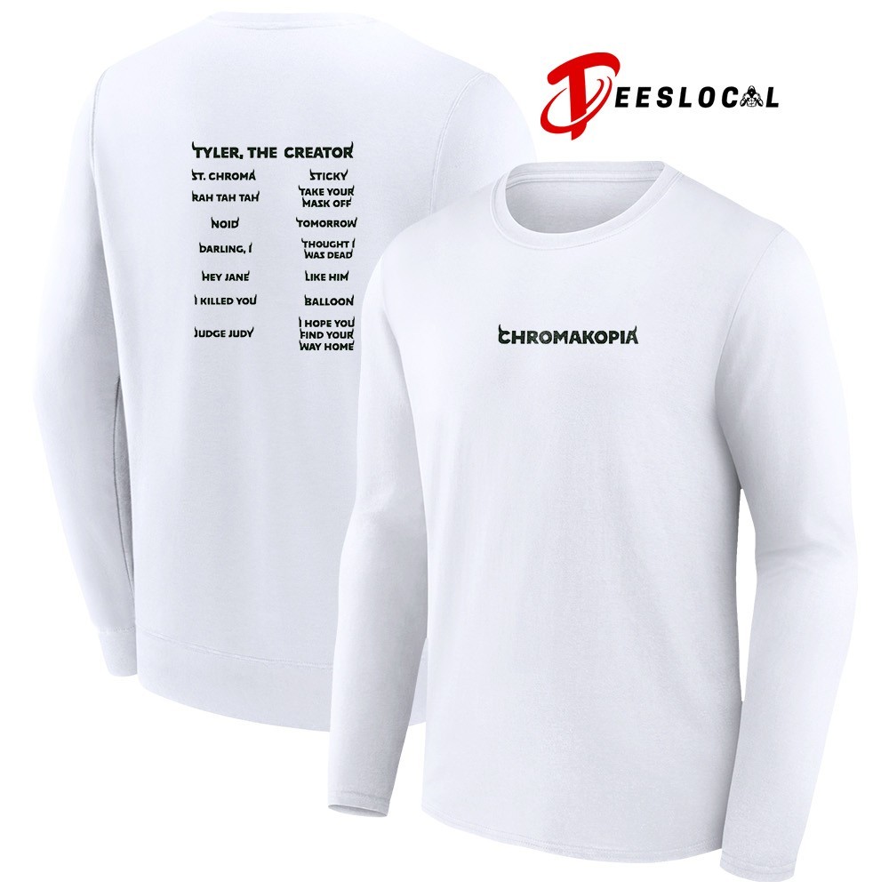 Tyler The Creator CHROMAKOPIA l/S Tシャツ TYLER THE CREATOR | CHROMAKOPIA Available in black and acid