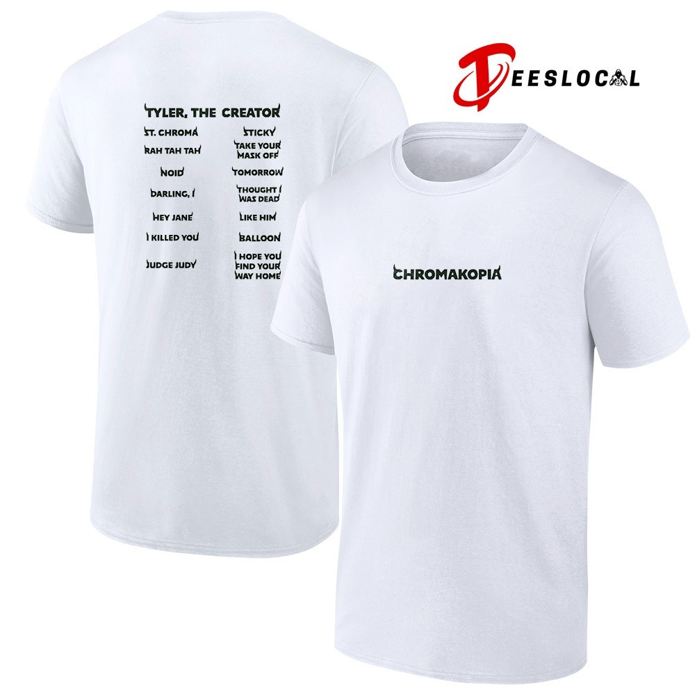 Chromakopia Tyler the creator tracklist shirt, hoodie