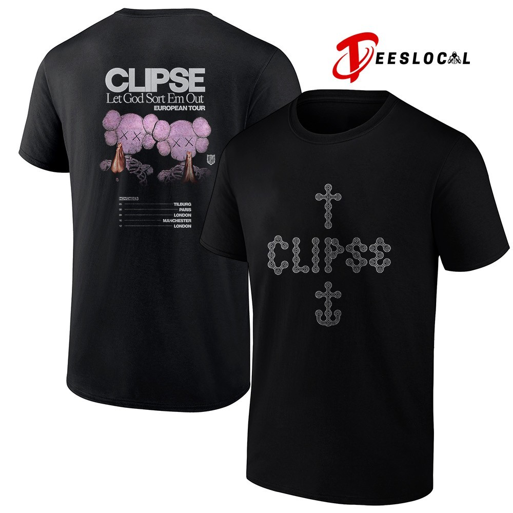 Clipse let God sort em out European tour shirt, hoodie, sweater