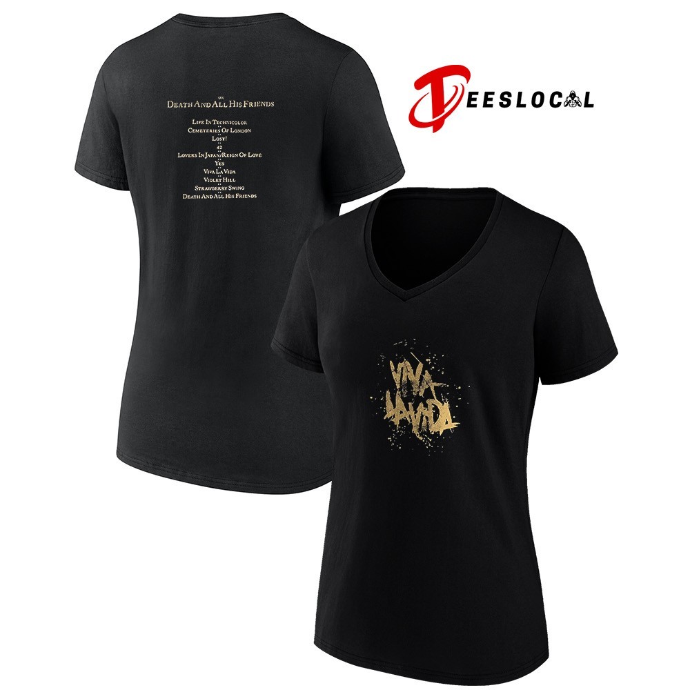 Cold play 「Viva la Vida 」tour t-shirt vintage 2009 Coldplay t shirt Viva La Vida Tour