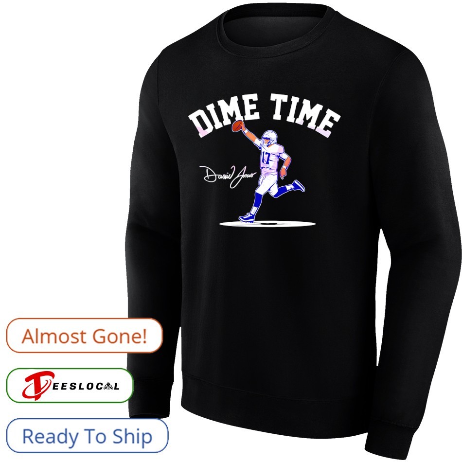Daniel Jones Indianapolis Colts Dime Time Signature Football Shirt