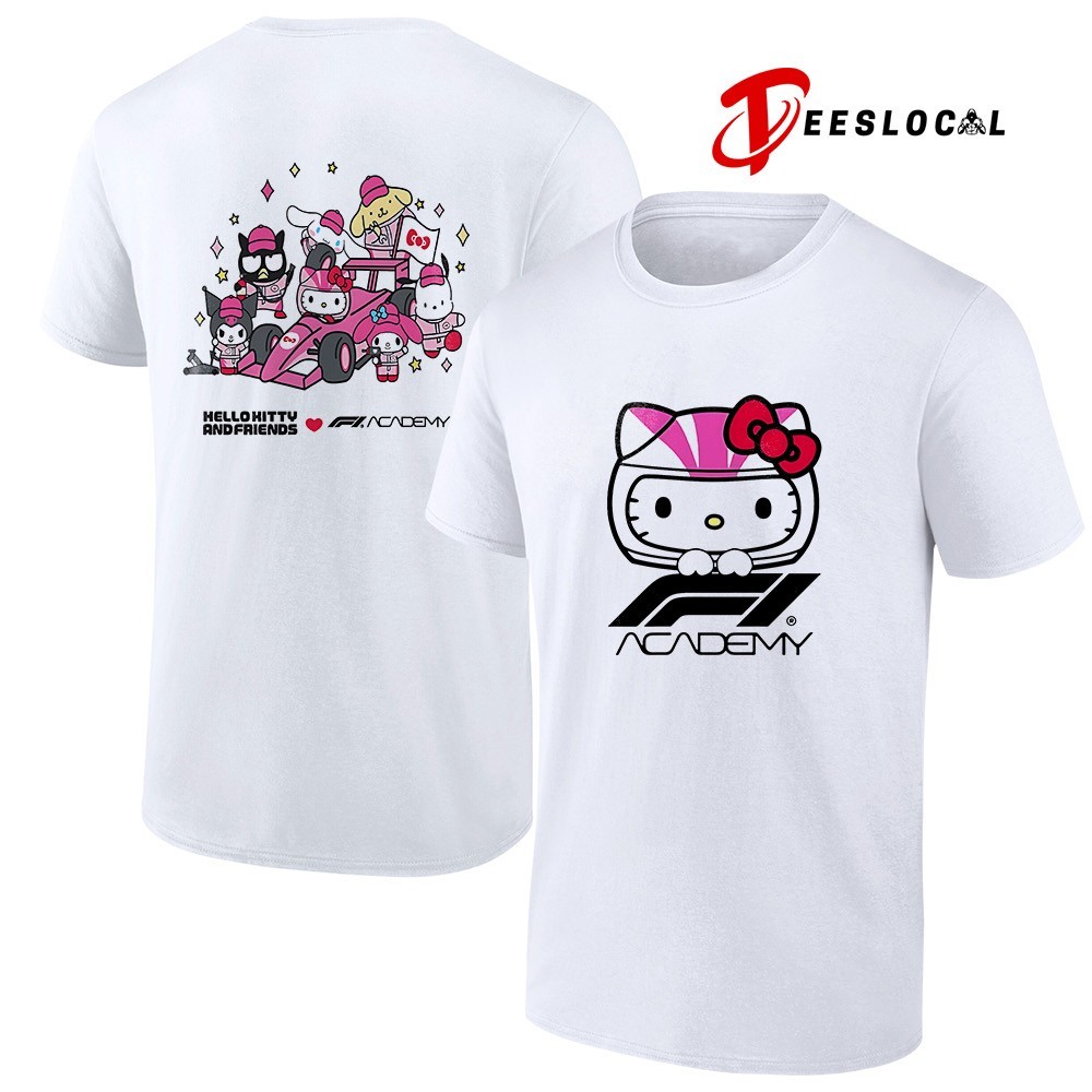 Hello Kitty and friends x F1 academy logo shirt, hoodie, sweater