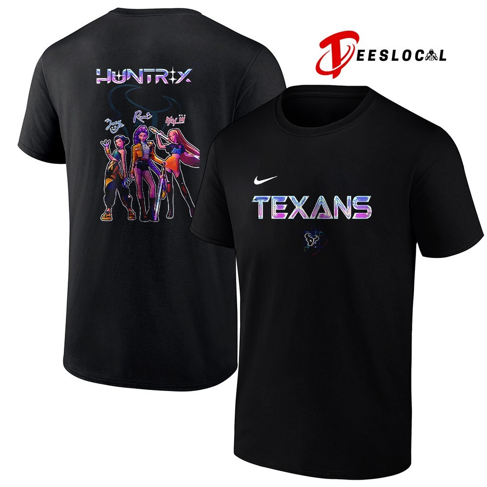 Houston Texans x Kpop Demon Hunters Huntrix signature shirt