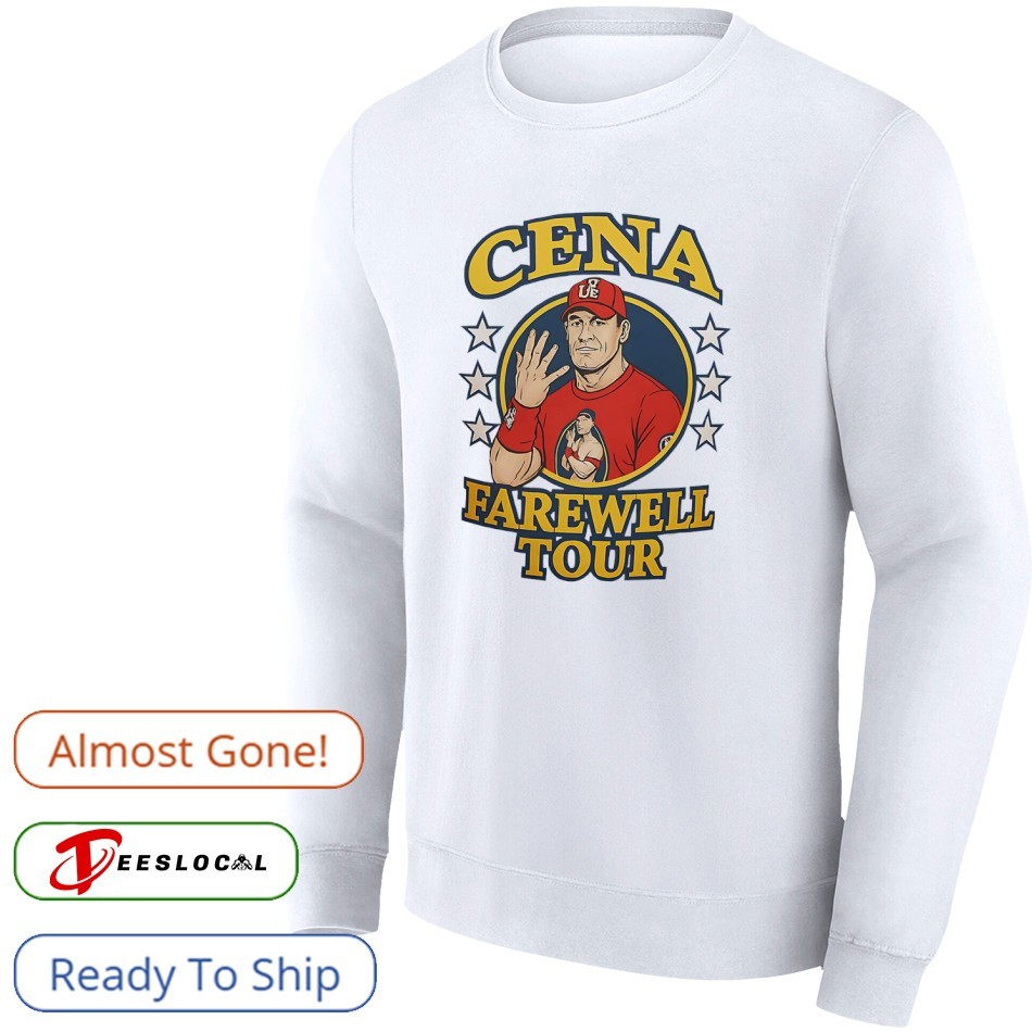 John Cena WWE farewell tour 2025 cartoon shirt, hoodie, sweater