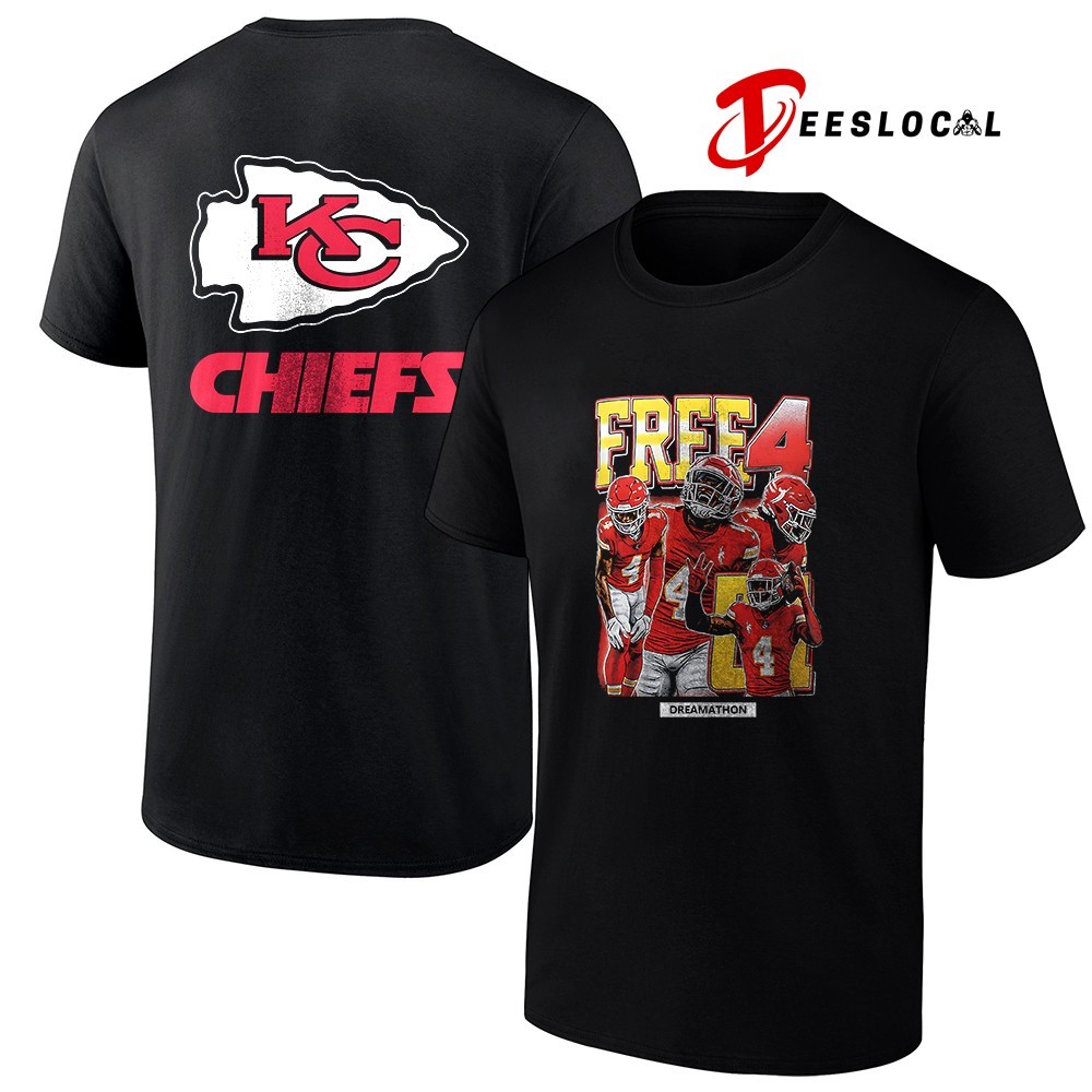 Kansas City Chiefs Travis Kelce free 4 graphic shirt, hoodie