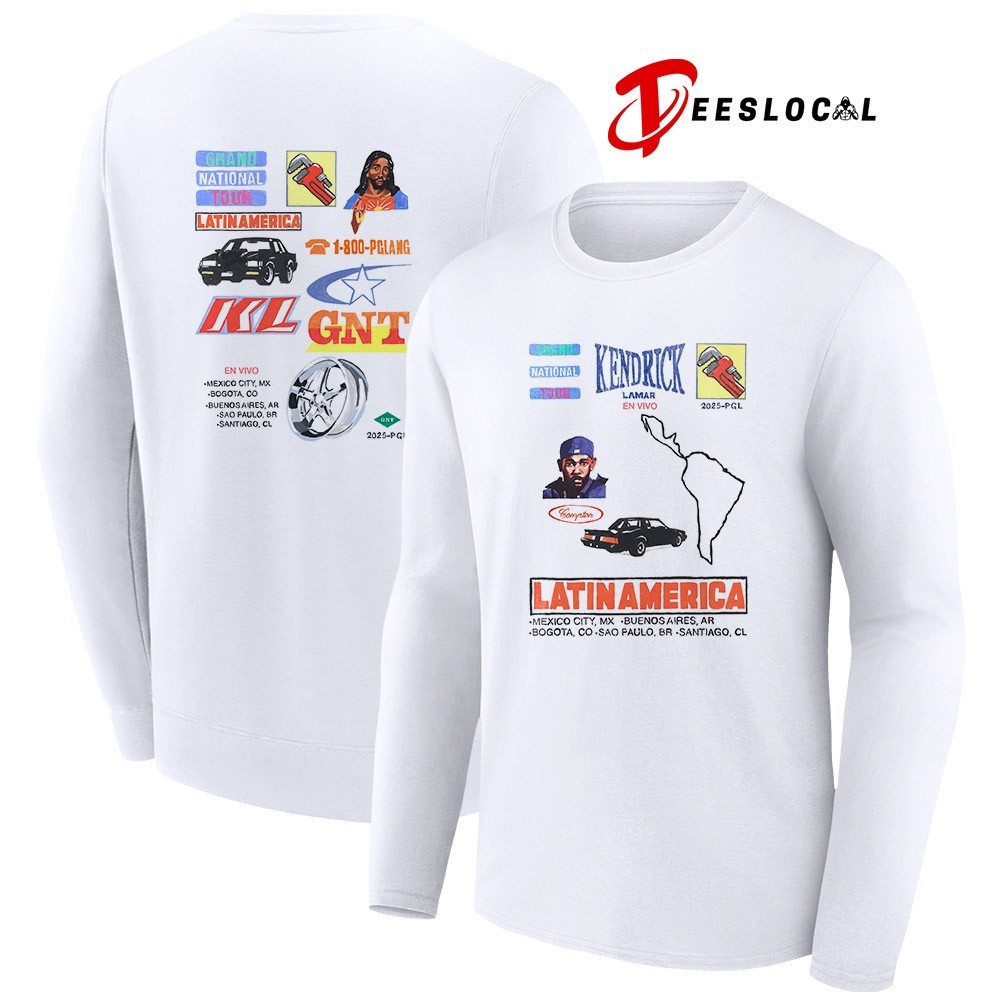 Kendrick Lamar Grand National Tour LatinAmerica Jesus art shirt
