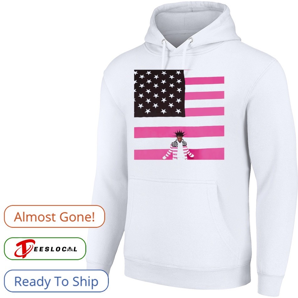パンツ lil uzi vert Lil Uzi Vert Pink Tape album flag shirt, hoodie, sweater