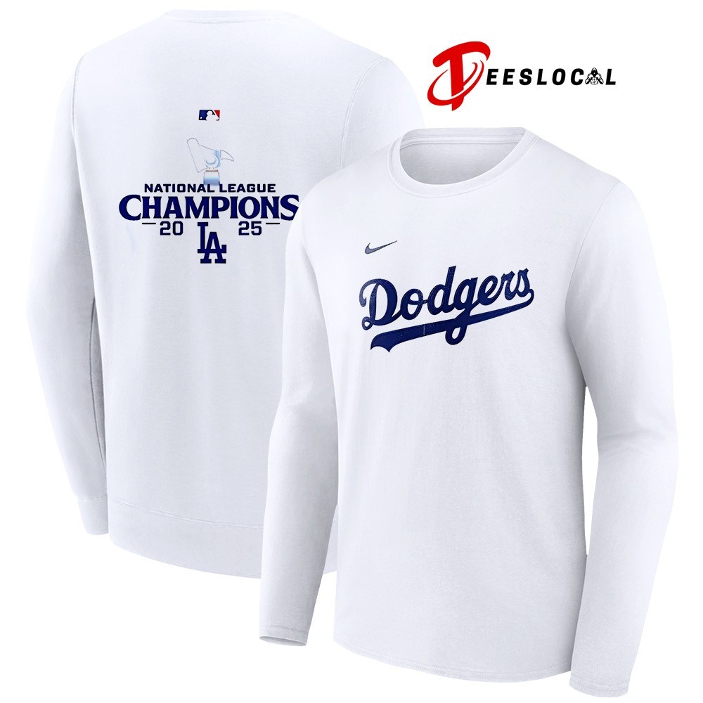 Los Angeles Dodgers 2025 NL West Division champions trophy shirt