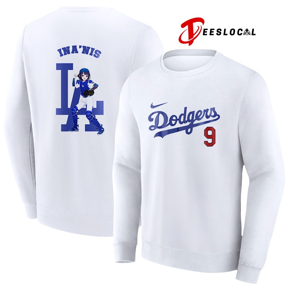 Los Angeles Dodgers x Hololive Ina'Nis shirt, hoodie, sweater