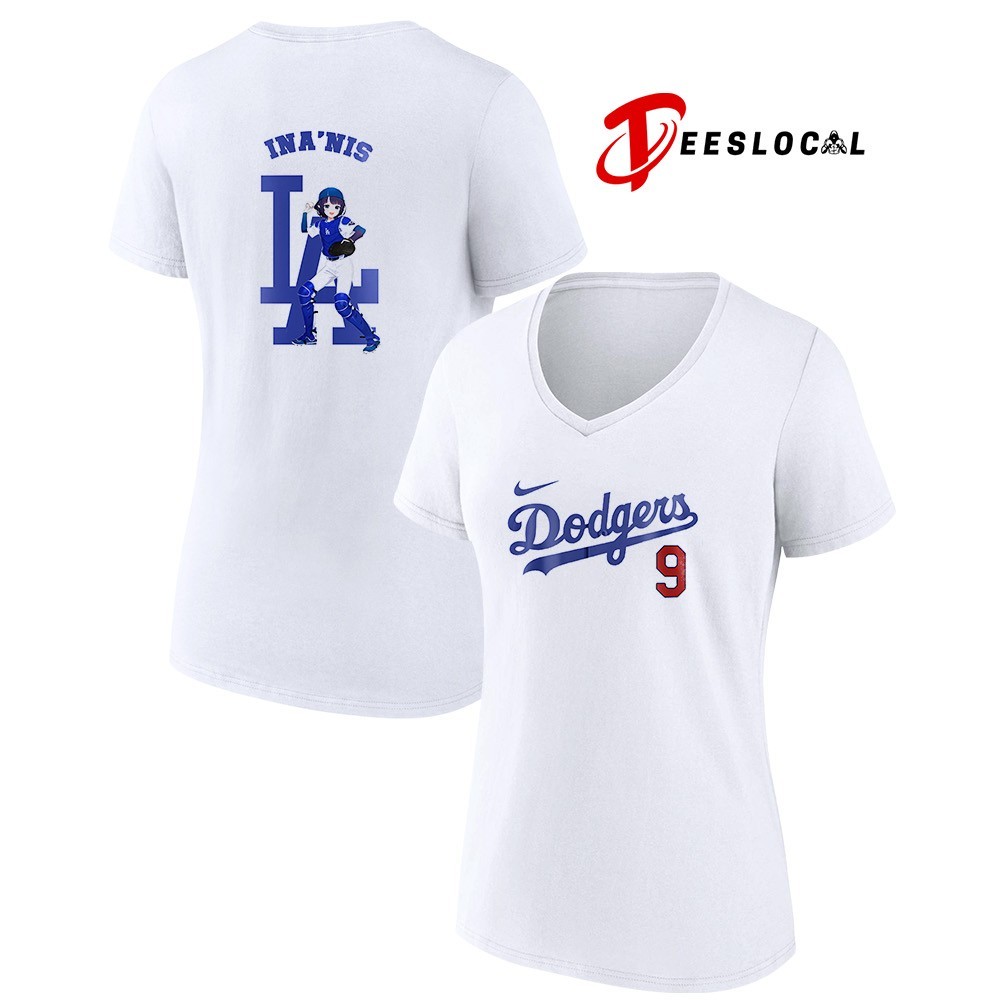 Los Angeles Dodgers x Hololive Ina'Nis shirt, hoodie, sweater