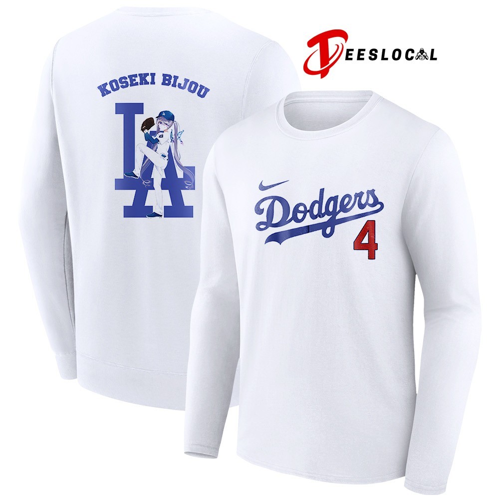 Los Angeles Dodgers x Hololive Koseki Bijou shirt, hoodie, sweater