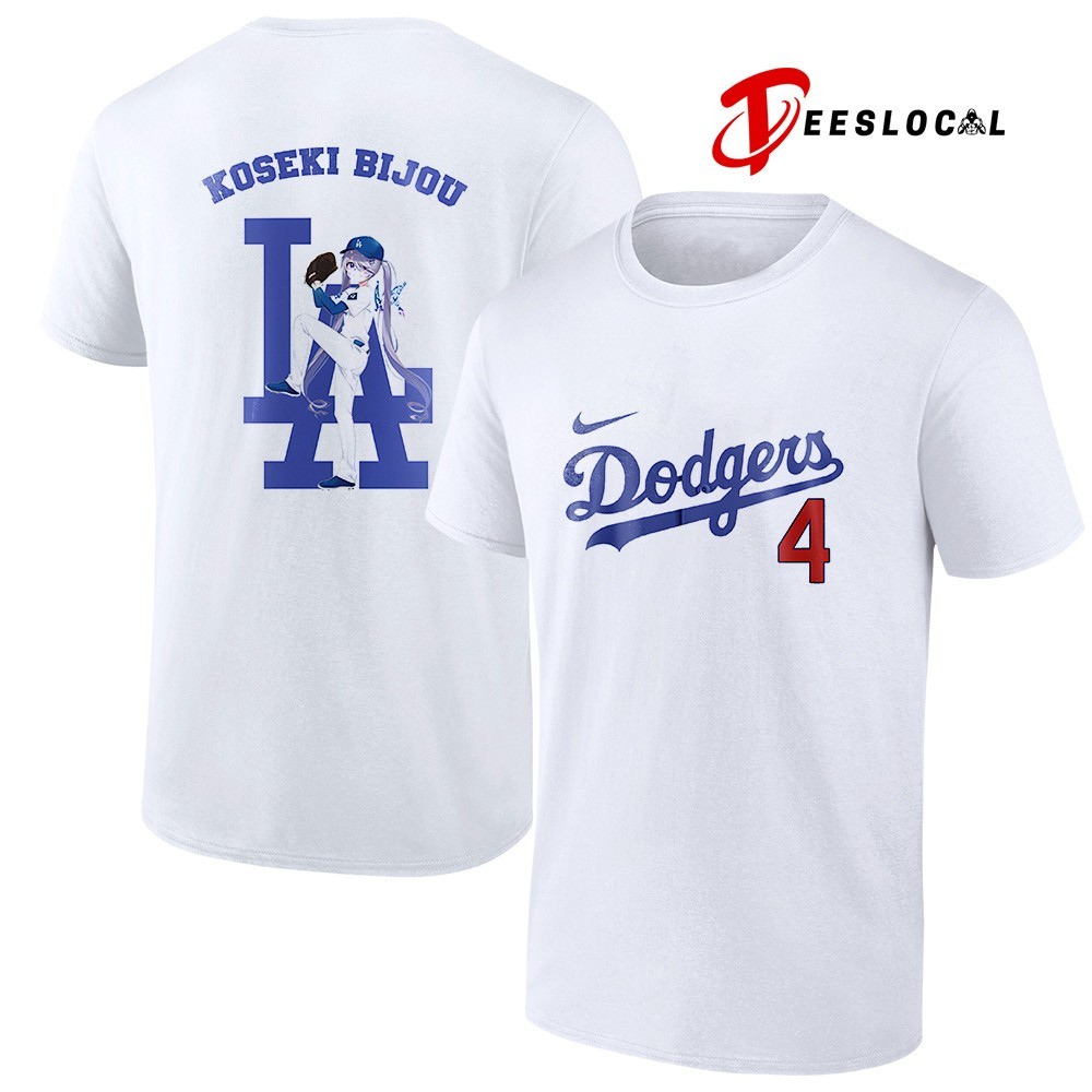 Los Angeles Dodgers x Hololive Koseki Bijou shirt, hoodie, sweater