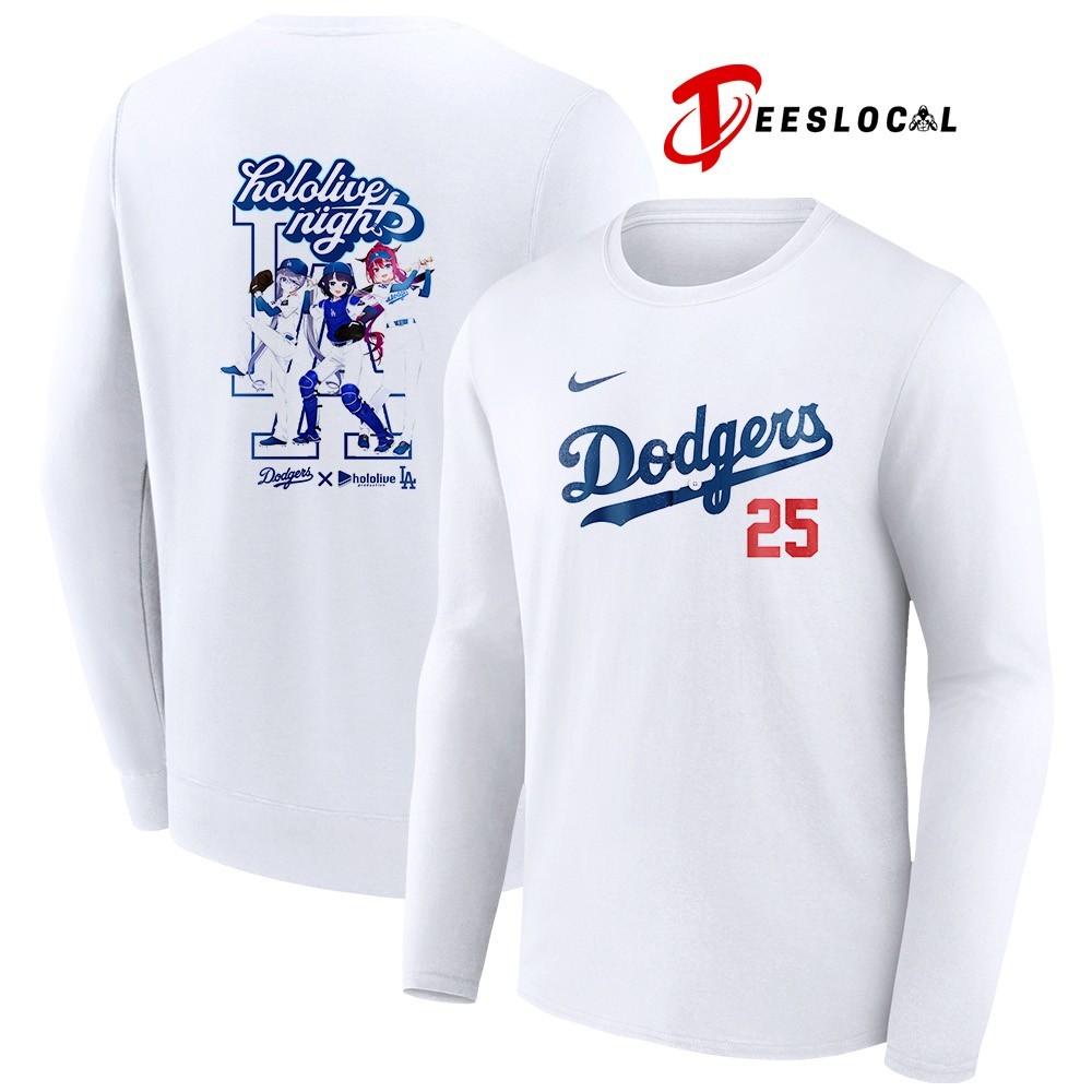 Los Angeles Dodgers x Hololive Night 2025 shirt, hoodie, sweater