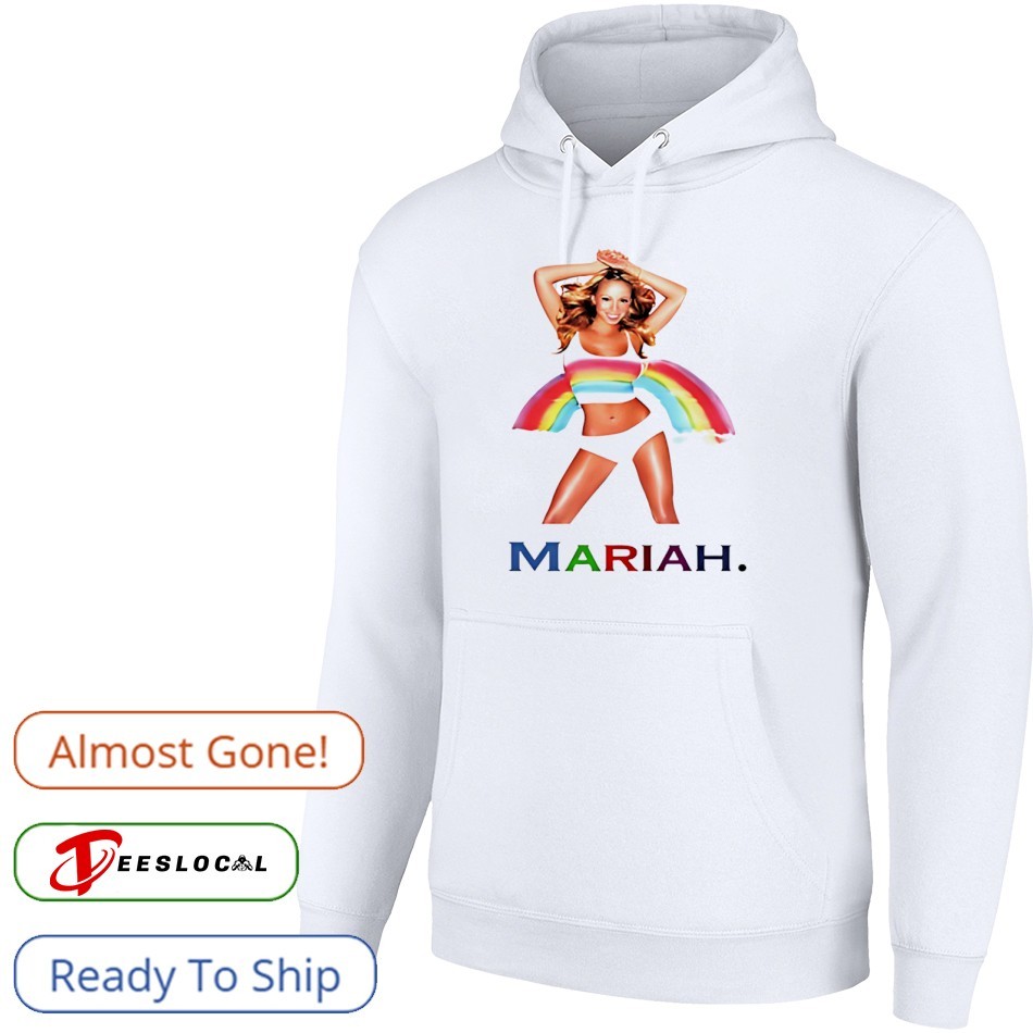 Mariah Carey rainbow album shirt