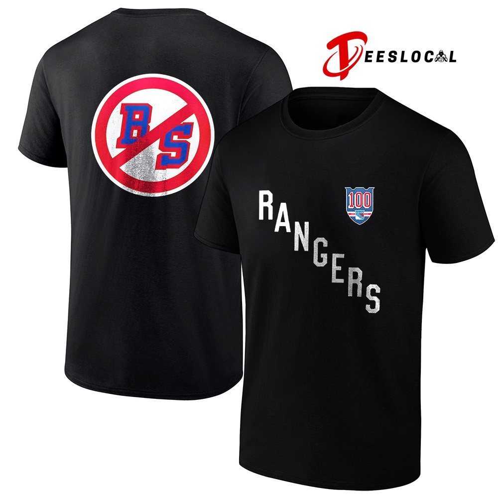 New York Rangers no BS logo shirt