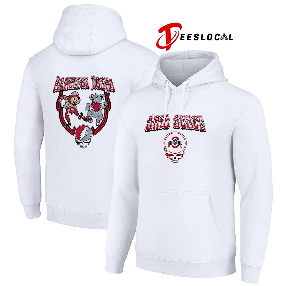 Ohio State Buckeyes x Grateful Dead Grateful Bucks mascot shirt