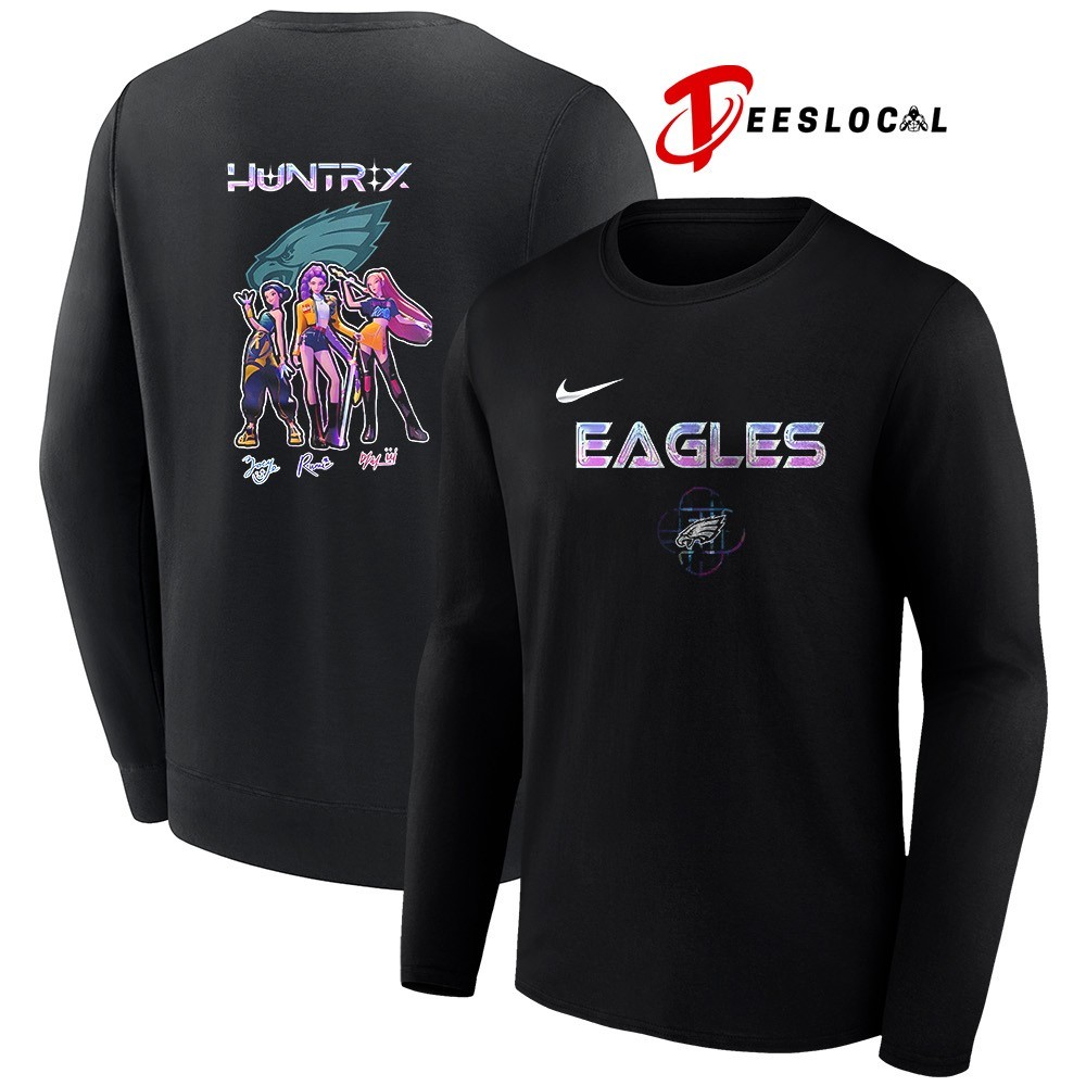 Philadelphia Eagles x K Pop Demon Hunters Huntrix signature shirt