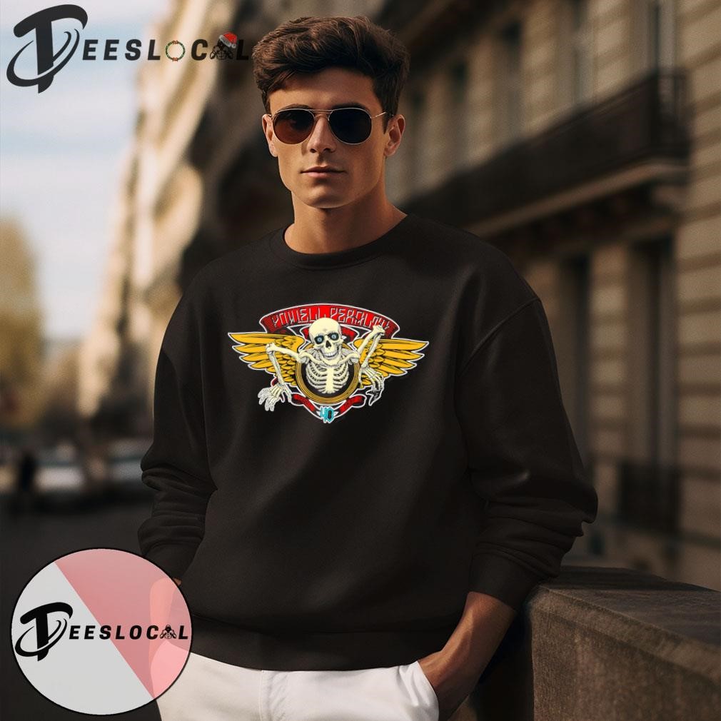 Powell パウエル　Tシャツ SANTA CRUZ independent Powell Peralta Winged Ripper santa cruz 40 years shirt