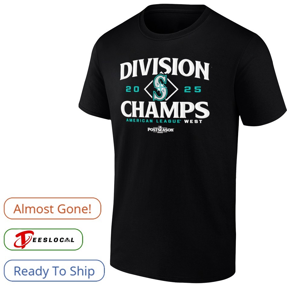 Seattle Mariners American League Division Champions 2025 shirt