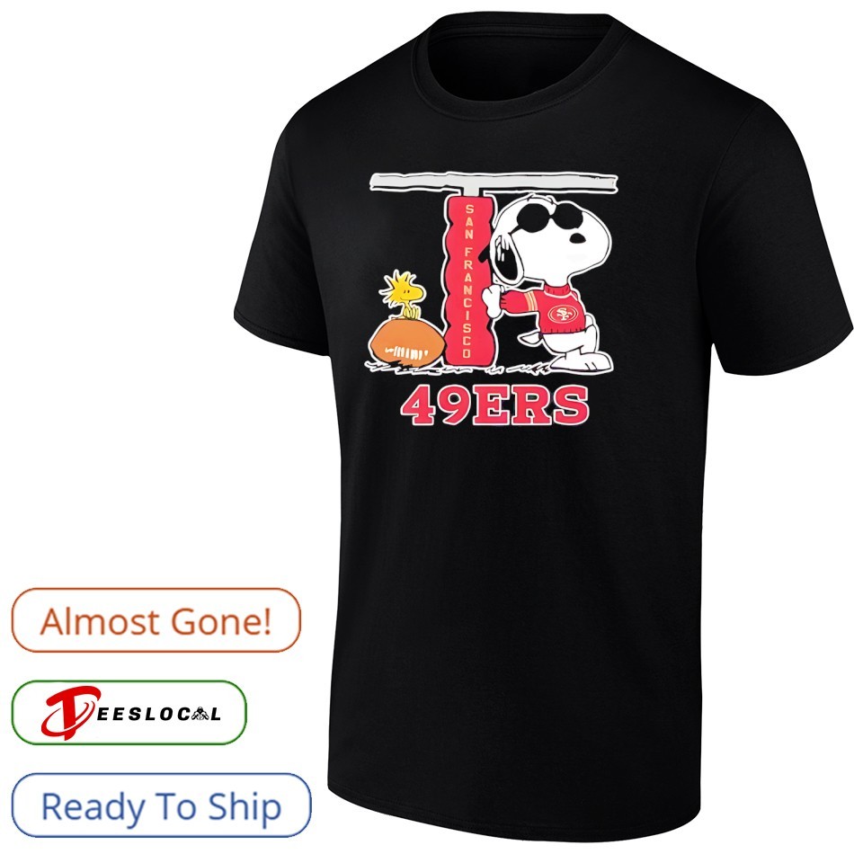 Snoopy Joe Cool and Woodstock The San Francisco 49ers NFL shirt