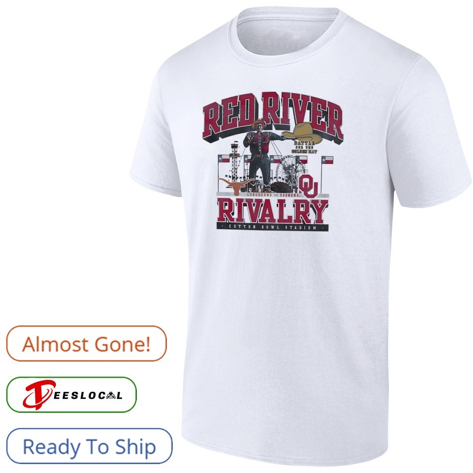Texas Longhorns vs Oklahoma Sooners red river rivalry shirt